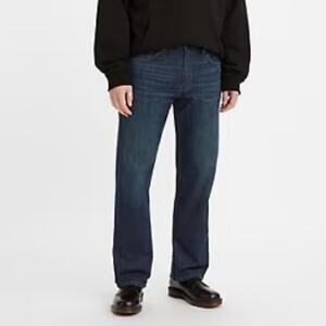 Levi's 569 Loose Straight Fit Men's Denim Jean Pant Dark Wash Stretch 40x30